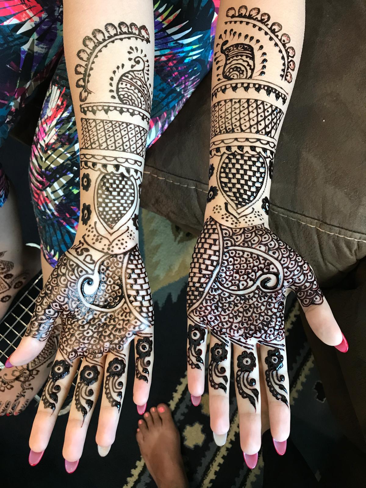 Bridal henna